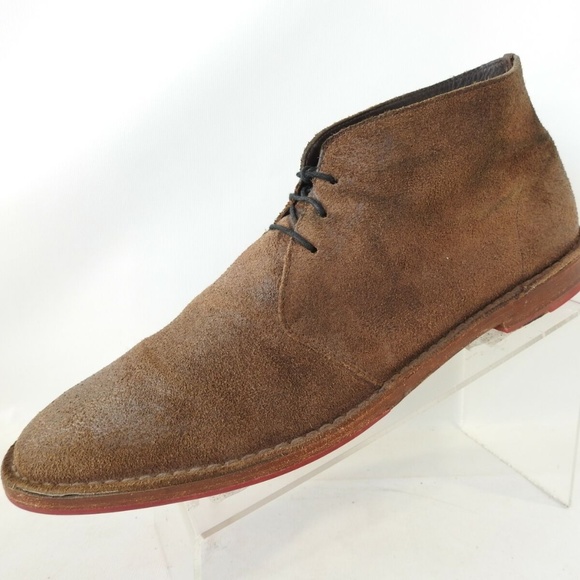 Cole Haan Size 13 M Brown Suede Chukka Mens R3D17 main image 8